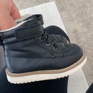 Black and Tan Toddler boots